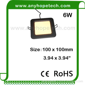 High Density most bright 100 100mm square ceiling lamp